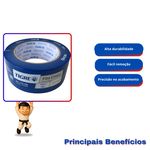 Fita Crepe Azul Tigre 48mm x 50m