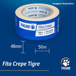 Fita Crepe Azul Tigre 48mm x 50m