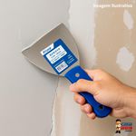 ESPÁTULA TIGRE 2151 5" AÇO POLIDO – PROFISSIONAL E MULTIFUNCIONAL
