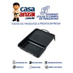 Bandeja Plástica Preta Para Pintura Tigre 2304-23cm