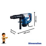 Martelo demolidor GSH 500 SDS-MAX 1100w 220v Bosch