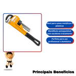 INGCO CHAVE GRIFO TIPO AMERICANO DE 14POLEGADA (350MM)