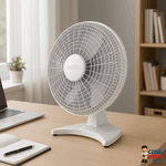 Ventilador Oscilante de Mesa 50cm 200W Bivolt Dômina (Branco)
