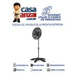 Ventilador Oscilante de Coluna 50cm 200W Bivolt Dômina (Preto)