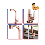 Torneira para Lavatorio de Mesa Bica Alta Lorenzetti LorenFlatt Rose Gold - 1195 F71 RG 