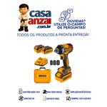 Chave De Impacto Ingco 1/2 Pol. A Bateria 20V CIWLI2004-9