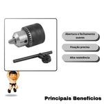 VONDER MANDRIL PROFISSIONAL 13MM - 1/2