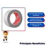 FITA ADESIVA SILVER 50MMX10M VONDER 954