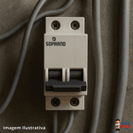 DISJUNTOR BIPOLAR.16A DIN SOPRANO (SHB2-C16A)