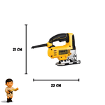 Serra Tico-Tico 127v Dewalt DWE300-BR 650w Ação Orbital