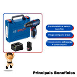 Parafusadeira A Bateria Bosch Gsr 120-Li