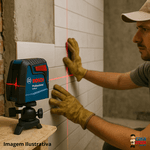 Nível a Laser de Linhas Cruzadas - Bosch