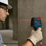 Nível a Laser de Linhas Cruzadas - Bosch
