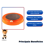 BRINQUEDO GATO RODA CORRE CORRE ARRANHADOR COM BOLINHA