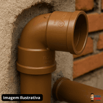 TIGRE JOELHO 90 SOLDÁVEL 50 MM