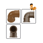 TIGRE JOELHO 90 SOLDÁVEL 50 MM