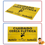 Placa Advertência Nellore