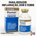 Flunixin 100 ml - Anti-inflamatório, Analgésico, Antitérmico, Antiendotóxico - Chemitec