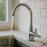 Torneira Para Lavatório De Banca 1/4 De Volta Com Bica Alta Tríade 1166 C-66 - Kimetais