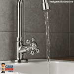 Torneira Para Lavatório De Banca Com Bica Móvel 1066 C-52 - Kimetais