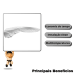 Chuveiro Advanced Turbo Multitemperaturas 220V 7500W - Lorenzetti