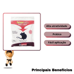 Ratoeira Pega Rato Isca Min Soft Bait Contr. Rato