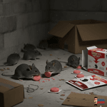 Ratoeira Pega Rato Isca Min Soft Bait Contr. Rato