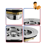 VÁLVULA AMERICANA METAL C/CESTO ABS S/UNHO KIMETAIS 4.1/2 1623