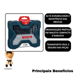 Kit de ferramentas x-line 33 peças Bosch