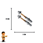 KIMETAIS 000341 PARAFUSO LUXO COM CANOPLA S-10 (PAR)
