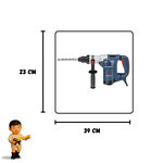 Martelete Perfurador Rompedor 11332 GBH 4-32 DFR 220V 0611.332.1E0-000 - Bosch