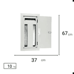 Quadro de Embutir Para 44 Disjuntores 100A 8004 - Gomes