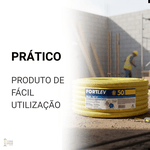 FORTLEV TUBO CORRUGADO AMARELO 1/2 (20MM)