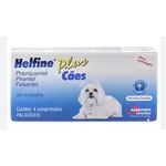 Vermífugo Helfine Plus para Cães - 4 Comprimidos