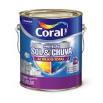 Acrílico Total Proteção Sol E Chuva Cogumelo Japonês Coral 3,6l