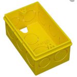 Caixinha Luz Amarela Pvc 4x2 Fortlev