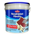 BRANCO IMPERMEABILIZANTE FIBRATO RECUBRIPLAST 3,6 KG