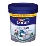 Tinta Acrílica Fosco Rende Muito Cor Branco 20l Coral