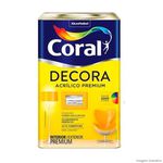 Decora Acrílico Premium Matte Branco Coral 18L