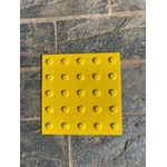 Piso Tátil Alerta Amarelo 25 X 25 Kapazi