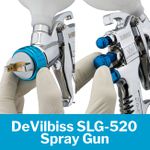 Pistola Pintura HVLP Gravidade DeVilbiss SLG-520G 1.3MM