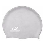 Touca Natação Silicone Prata Hammerhead