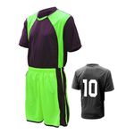Conjunto De Uniforme Esportivo Volei Futebol Vermelho-Preto