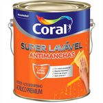 TINTA ACRíLICA SUPER LAVáVEL E ANTIMANCHAS 3,6L CORAL