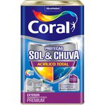 TINTA ACRÍLICA FOSCO SOL E CHUVA 18L CORAL