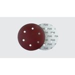 PAC DISCO LIXA 9" (225MM) DE 6 FUROS GRÃO 240 (5 UNIDADES) NAUBER