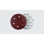 PAC DISCO LIXA 9" (225MM) 6 FUROS GRÃO 120 (5 UNIDADES) NAUBER