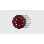 PAC DISCO LIXA 7" (185MM) 8 FUROS GRÃO 240 (5 UNIDADES) NAUBER