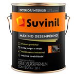 TINTA ACRÍLICO FOSCO MAXIMO DESEMPENHO BRANCO NEVE 3,6L SUVINIL