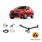 Engate Reboque Fixo Chevrolet Prisma / Sonic Sedan 2013 a 2019 (Joy Plus 20/21) 700kg